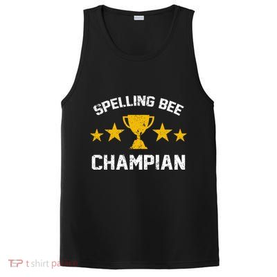 Spelling Bee Champian Funny PosiCharge Competitor Tank