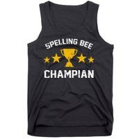 Spelling Bee Champian Funny Tank Top