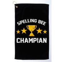 Spelling Bee Champian Funny Golf Towel