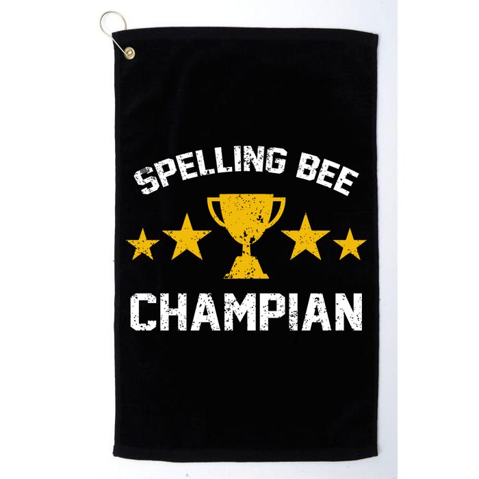 Spelling Bee Champian Funny Golf Towel