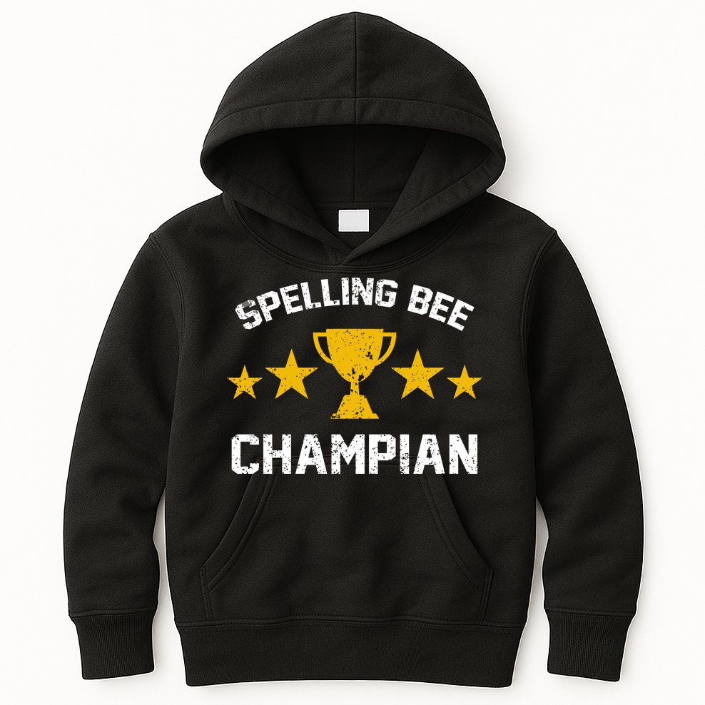 Spelling Bee Champian Funny Kids Hoodie