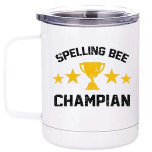 Spelling Bee Champian Funny 12 oz Stainless Steel Tumbler Cup