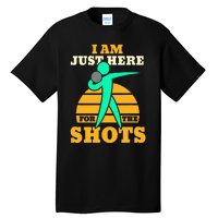 Shot Put Funny Here For The Shots Sport Shot Putter Tall T-Shirt