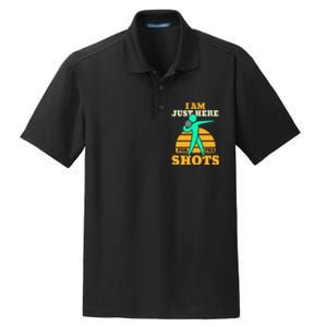 Shot Put Funny Here For The Shots Sport Shot Putter Dry Zone Grid Polo