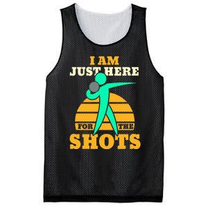 Shot Put Funny Here For The Shots Sport Shot Putter Mesh Reversible Basketball Jersey Tank