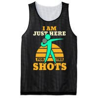 Shot Put Funny Here For The Shots Sport Shot Putter Mesh Reversible Basketball Jersey Tank