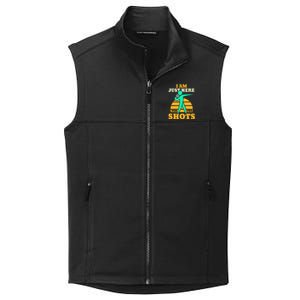 Shot Put Funny Here For The Shots Sport Shot Putter Collective Smooth Fleece Vest