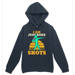 Shot Put Funny Here For The Shots Sport Shot Putter Urban Pullover Hoodie