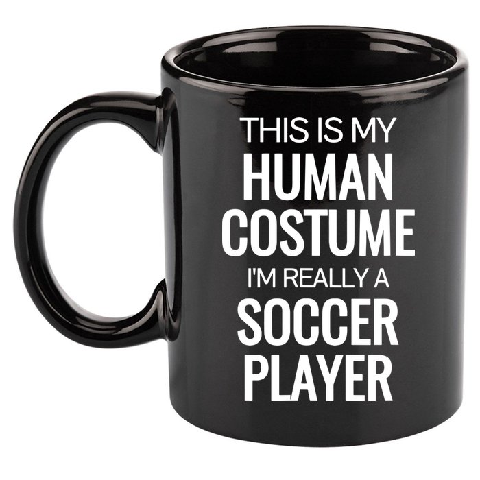 Soccer Player Funny Soccer Halloween Costume 11oz C Handle Ceramic Mug