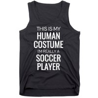 Soccer Player Funny Soccer Halloween Costume Tank Top