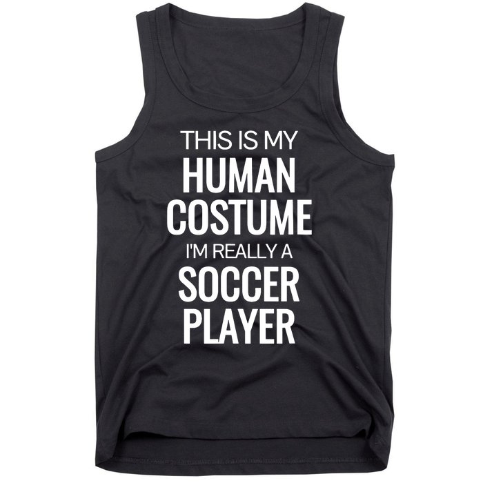 Soccer Player Funny Soccer Halloween Costume Tank Top