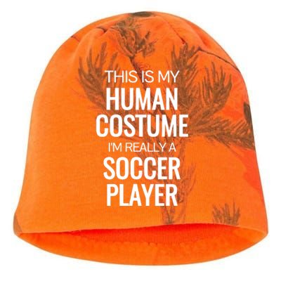 Soccer Player Funny Soccer Halloween Costume Kati - Camo Knit Beanie