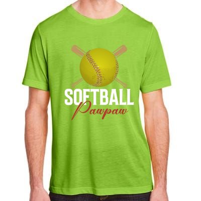 Softball Pawpaw FatherS Day Baseball Softball Pawpaw Funny Gift Adult ChromaSoft Performance T-Shirt