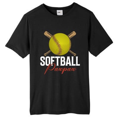 Softball Pawpaw FatherS Day Baseball Softball Pawpaw Funny Gift Tall Fusion ChromaSoft Performance T-Shirt