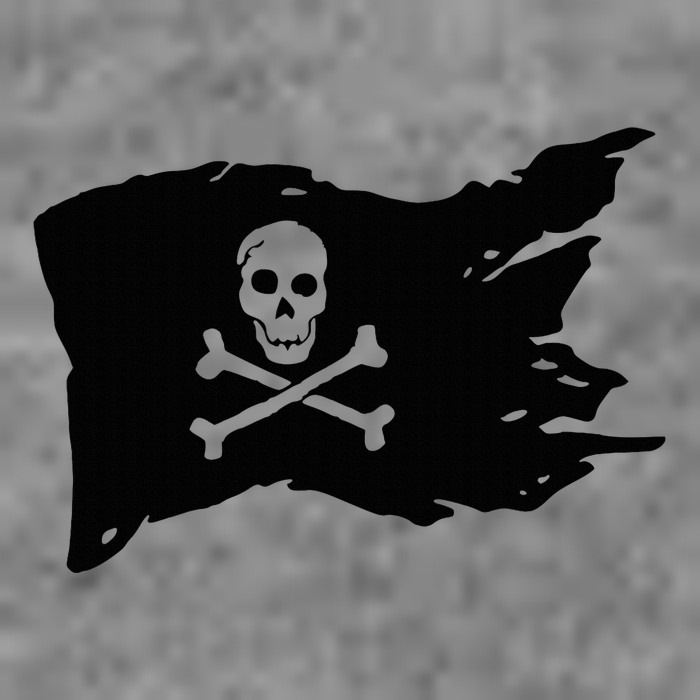 Skull Pirate Flag Jolly Roger Crossbones Sustainable Beanie