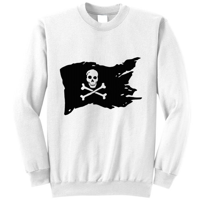 Skull Pirate Flag Jolly Roger Crossbones Sweatshirt