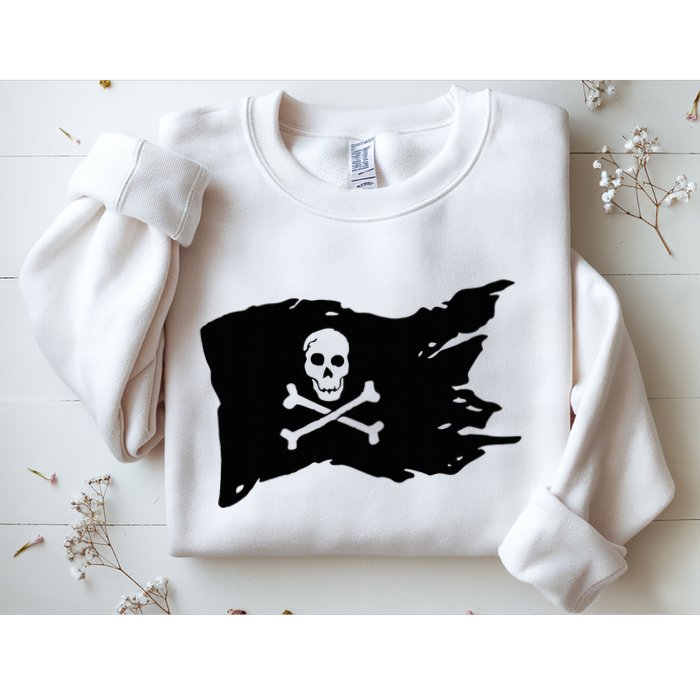 Skull Pirate Flag Jolly Roger Crossbones Sweatshirt