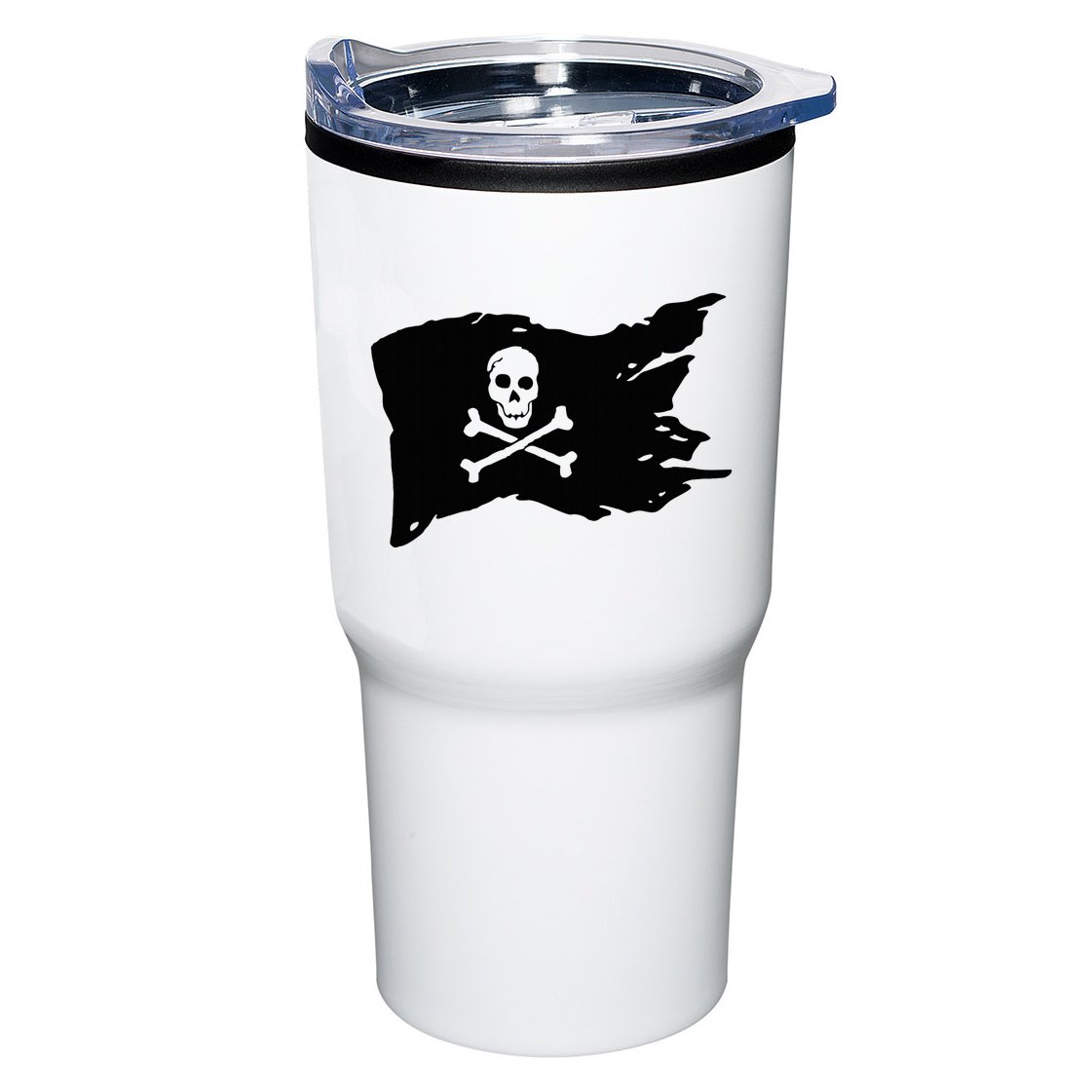 Skull Pirate Flag Jolly Roger Crossbones Tumbler