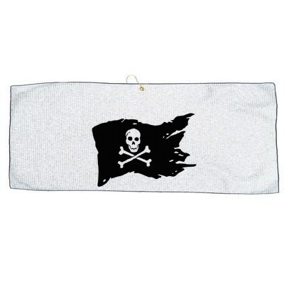 Skull Pirate Flag Jolly Roger Crossbones Large Microfiber Waffle Golf Towel