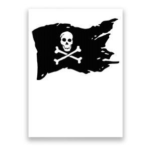 Skull Pirate Flag Jolly Roger Crossbones Poster