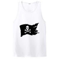Skull Pirate Flag Jolly Roger Crossbones PosiCharge Competitor Tank