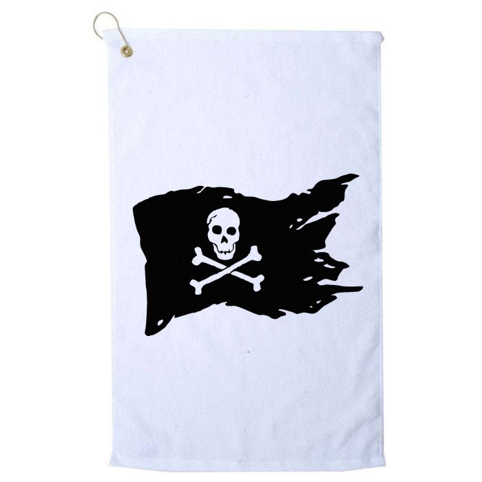 Skull Pirate Flag Jolly Roger Crossbones Golf Towel