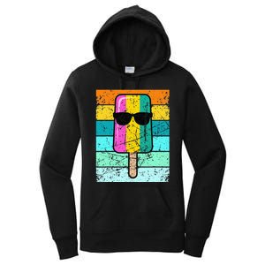 Summer Popsicle Funny Ice Cream Beach Pool Party Women's Pullover Hoodie