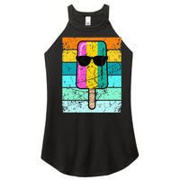 Summer Popsicle Funny Ice Cream Beach Pool Party Women's Perfect Tri Rocker Tank