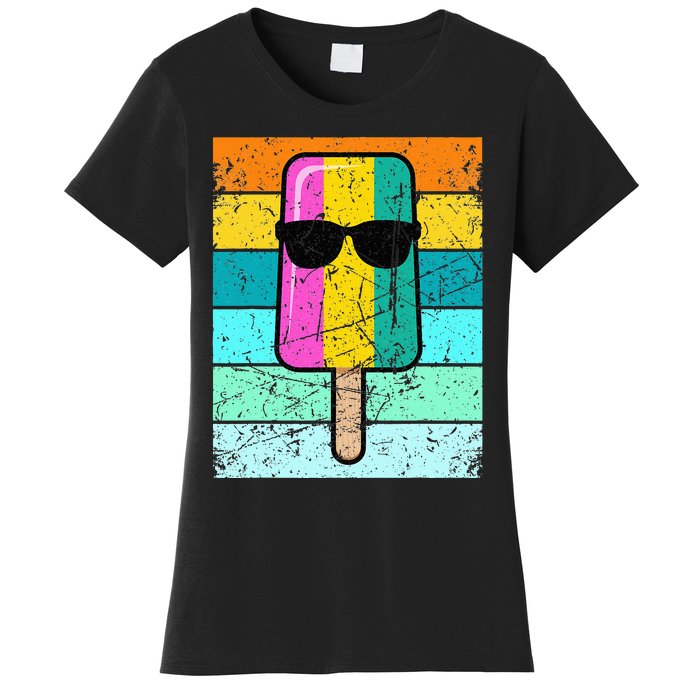 Summer Popsicle Funny Ice Cream Beach Pool Party Women's T-Shirt