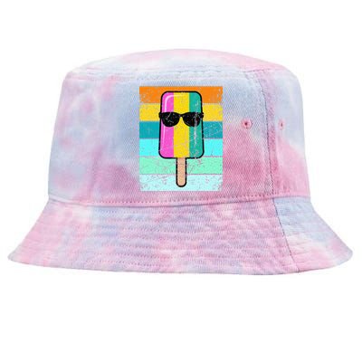 Summer Popsicle Funny Ice Cream Beach Pool Party Tie-Dyed Bucket Hat