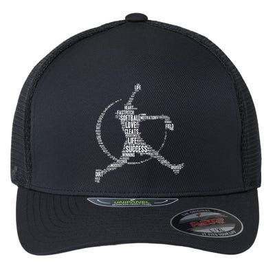 Softball Pitcher Fastpitch Softball Mom Flexfit Unipanel Trucker Cap