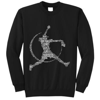 Softball Pitcher Fastpitch Softball Mom Sweatshirt