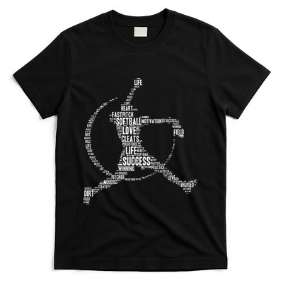 Softball Pitcher Fastpitch Softball Mom T-Shirt