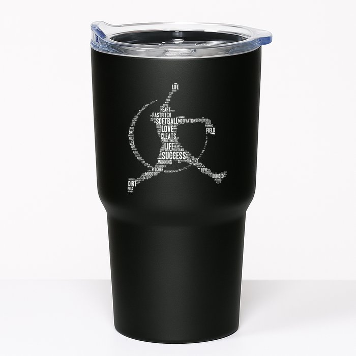 Softball Pitcher Fastpitch Softball Mom Tumbler