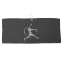 Softball Pitcher Fastpitch Softball Mom Large Microfiber Waffle Golf Towel