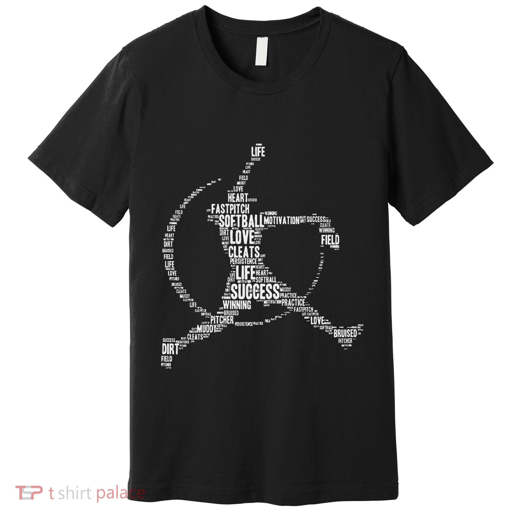 Softball Pitcher Fastpitch Softball Mom Premium T-Shirt