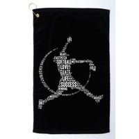 Softball Pitcher Fastpitch Softball Mom Golf Towel