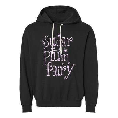 Sugar Plum Fairy Cute Christmas Garment-Dyed Fleece Hoodie