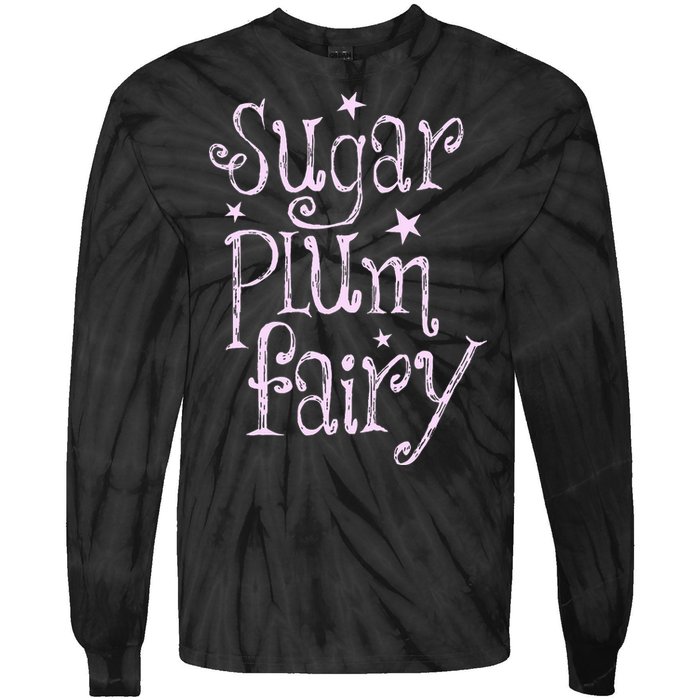 Sugar Plum Fairy Cute Christmas Tie-Dye Long Sleeve Shirt