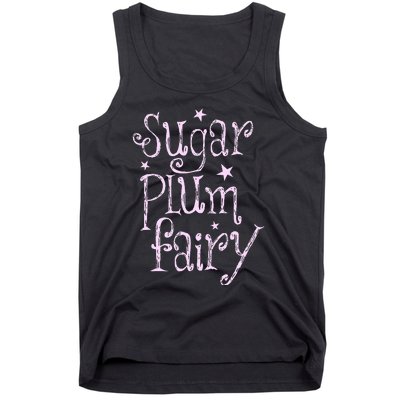 Sugar Plum Fairy Cute Christmas Tank Top