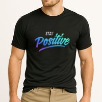 Stay Positive | Funny Math Clothes Cooling Performance Crew T-Shirt