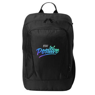 Stay Positive | Funny Math Clothes City Backpack