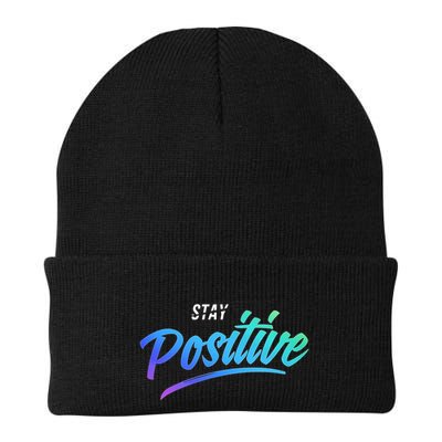 Stay Positive | Funny Math Clothes Beanie