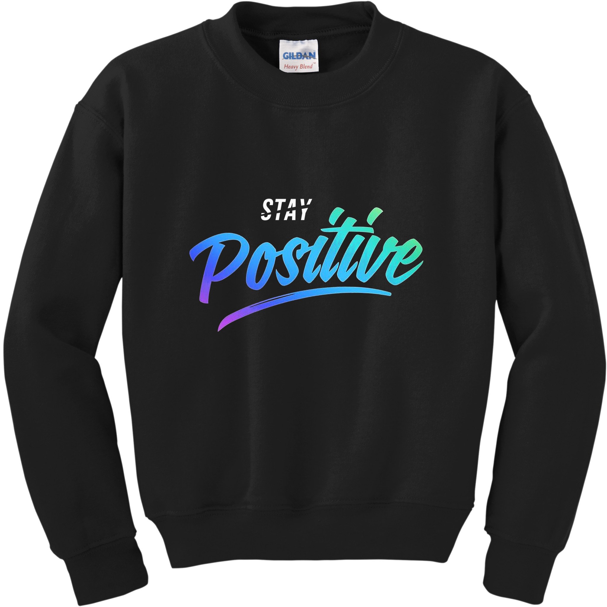 Stay Positive | Funny Math Clothes Kids Sweatshirt