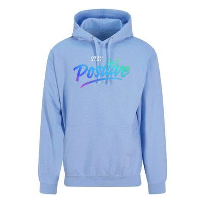 Stay Positive | Funny Math Clothes Unisex Surf Hoodie