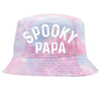 Spooky Papa Family Matching Halloween Dad Grandpa Costume Tie-Dyed Bucket Hat