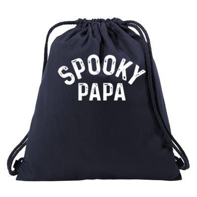 Spooky Papa Family Matching Halloween Dad Grandpa Costume Drawstring Bag