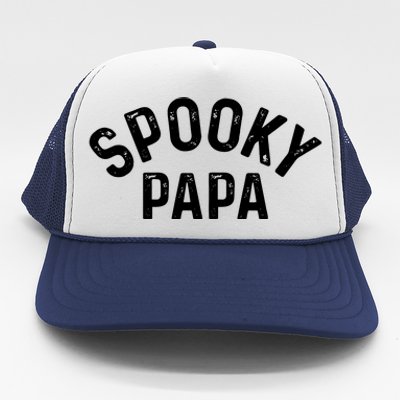 Spooky Papa Family Matching Halloween Dad Grandpa Costume Trucker Hat