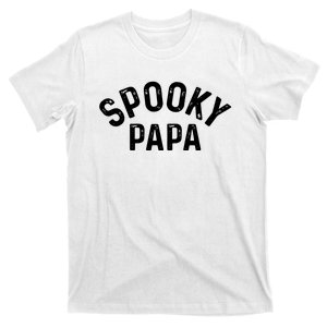 Spooky Papa Family Matching Halloween Dad Grandpa Costume T-Shirt