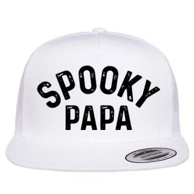 Spooky Papa Family Matching Halloween Dad Grandpa Costume Flat Bill Trucker Hat